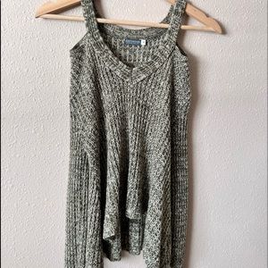 Beautiful open shoulder sweater from earth bound !